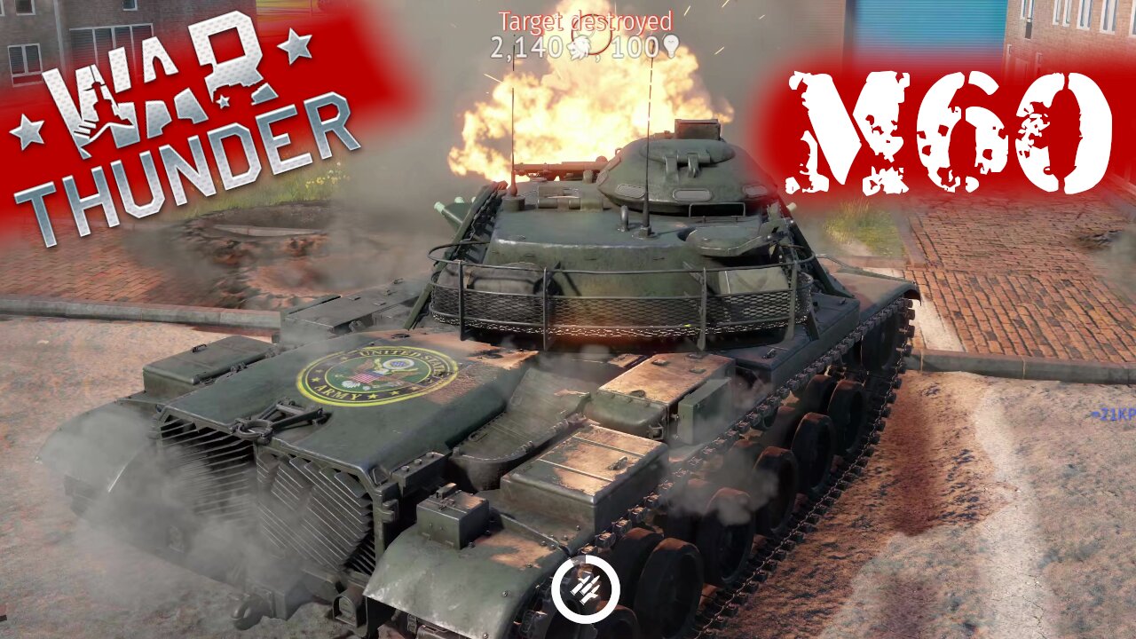 Just a pretty good M60 match ~ War Thunder 9.0 Ground RB