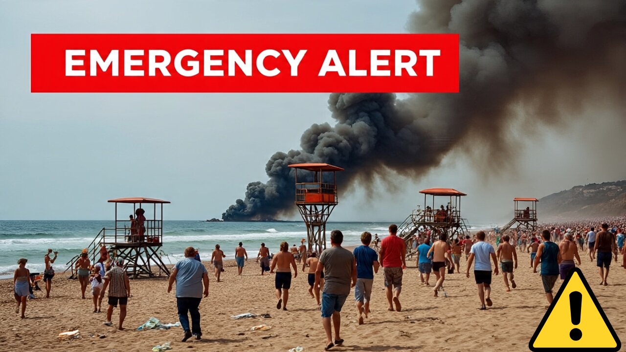 Drones Wreak Havoc in Russia’s Black Sea | Beaches Evacuated, Emergency Declared