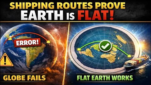 [Jan 12, 2026] International shipping software proves FLAT EARTH!
