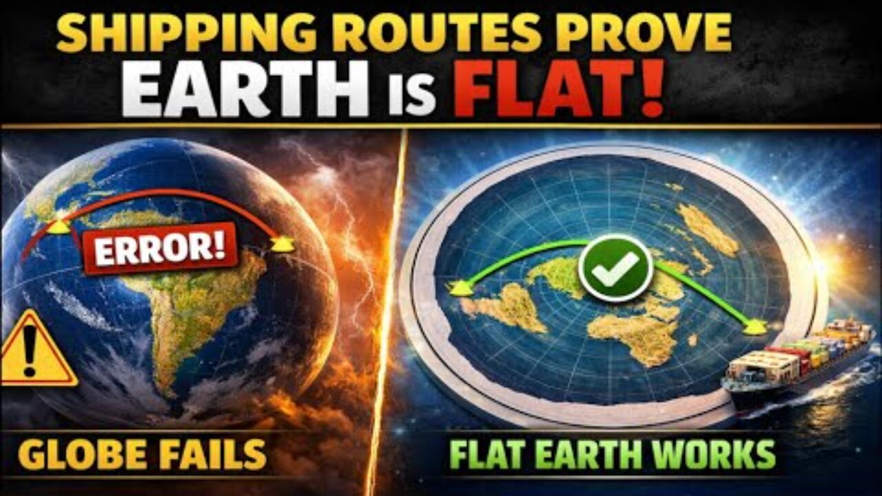 [Jan 12, 2026] International shipping software proves FLAT EARTH!
