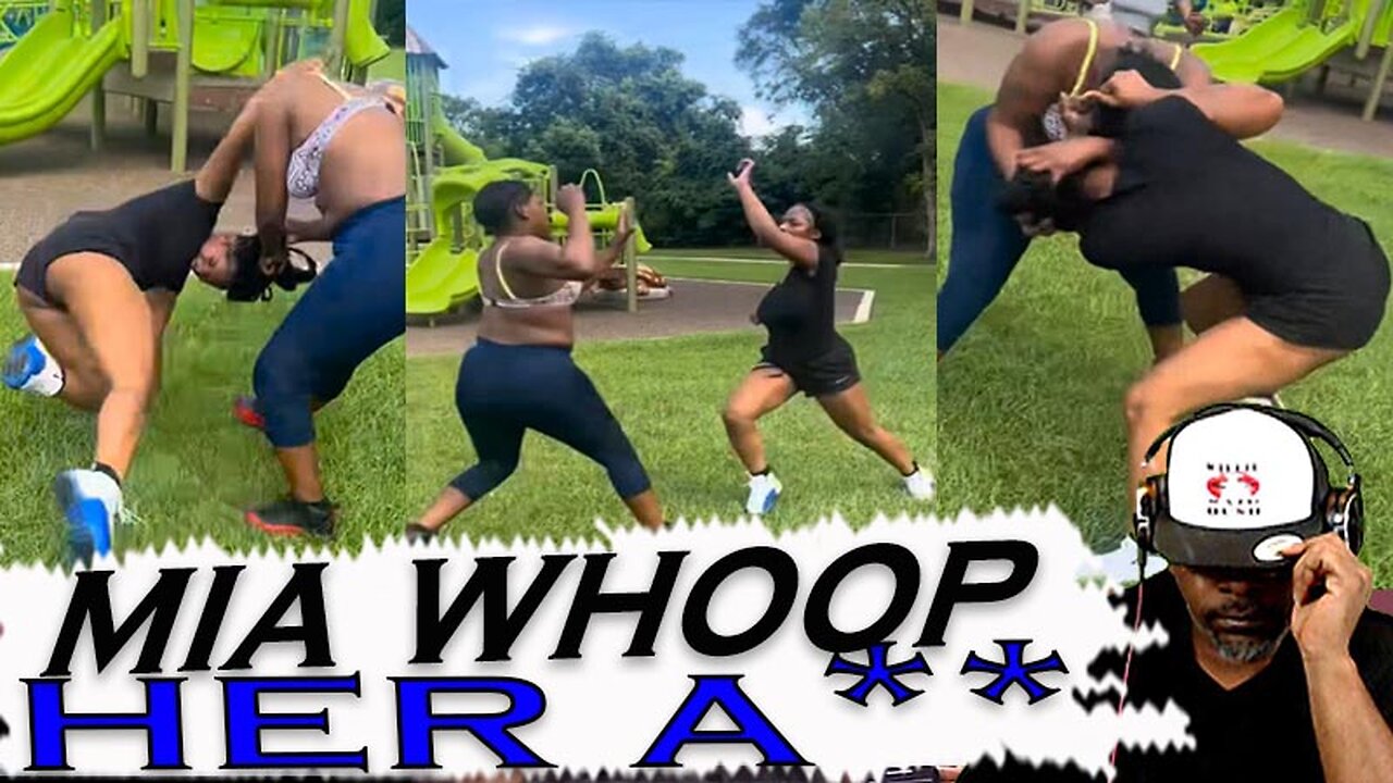 Mia Whooping A Pretty Woman at The Park