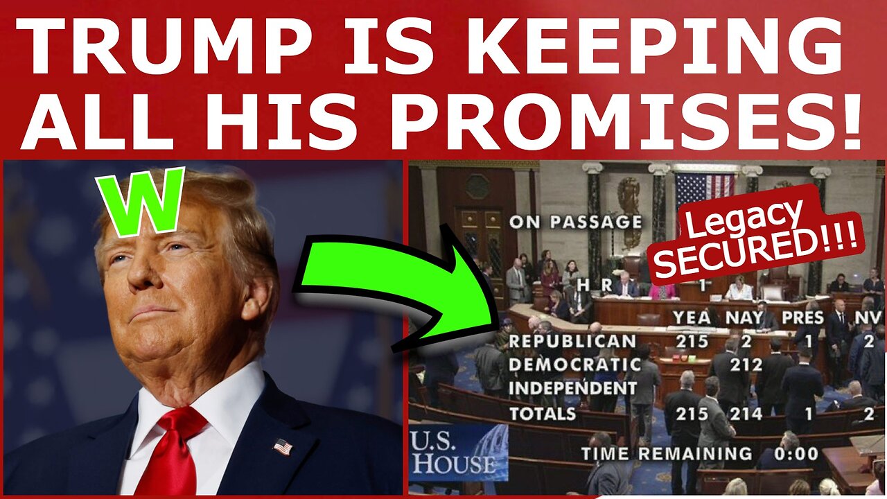 Trump's LANDMARK Bill Just PASSED the HOUSE!