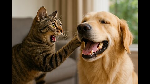 "Funny Dog and Cat Moments – Try Not to Laugh!"