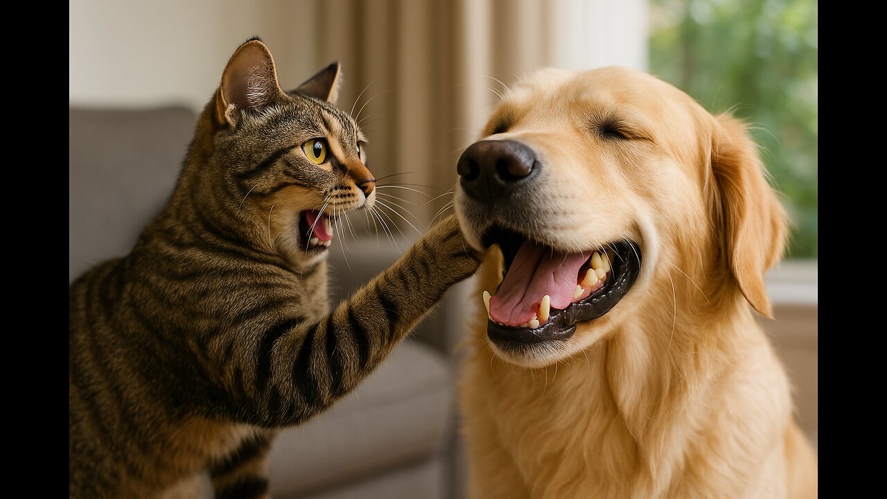 "Funny Dog and Cat Moments – Try Not to Laugh!"