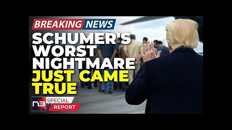Breaking: Chuck Schumer's Worst Nightmare Just Came True! His Response Says Everything!