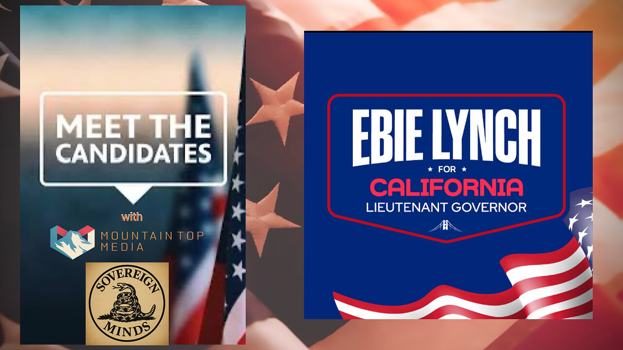 Sovereign Minds THE Interview :) Ebie Lynch, candidate for Lieutenant Governor