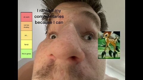 I ranked my commentaries because I can