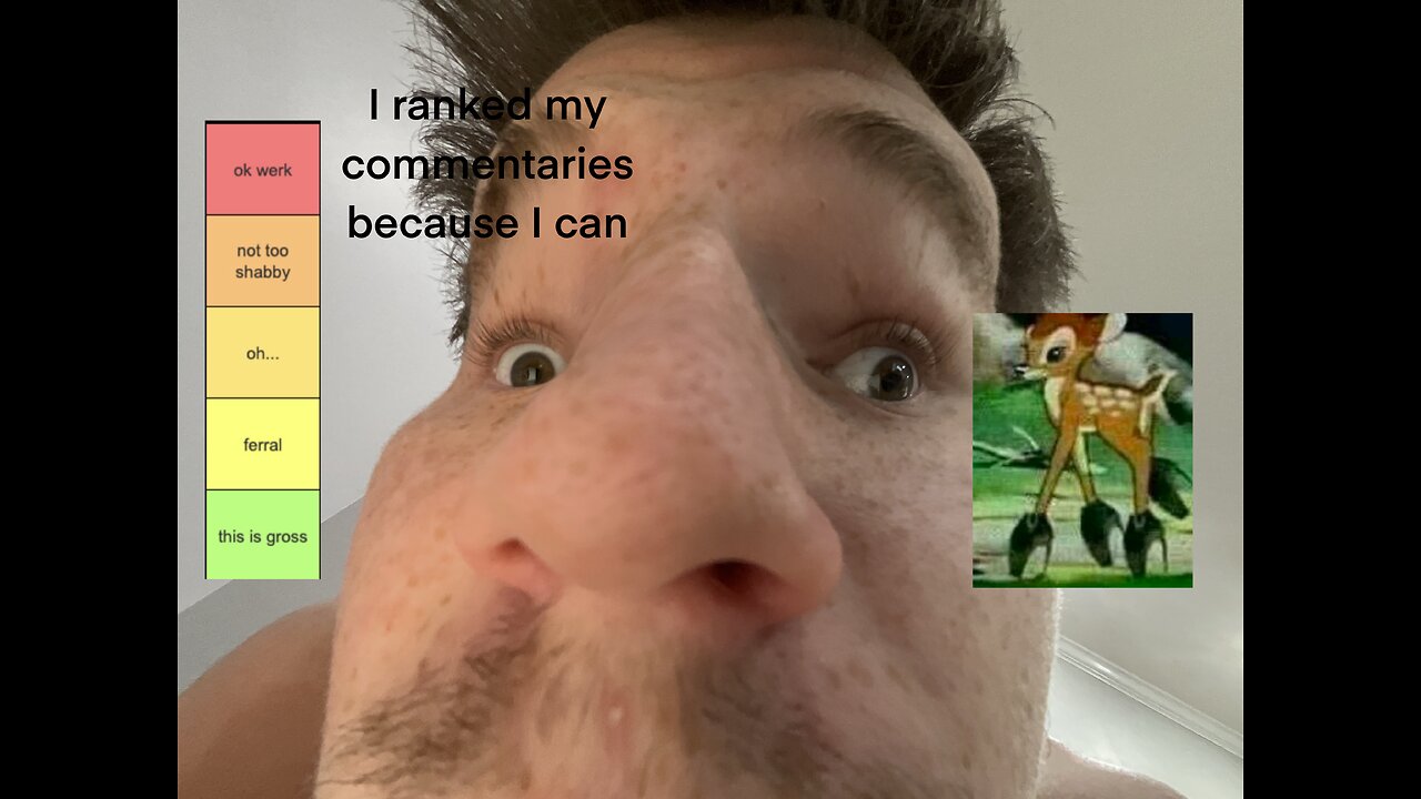 I ranked my commentaries because I can