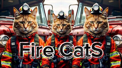Fire Cats 🚒🐱 The Funniest Firefighter Cats!