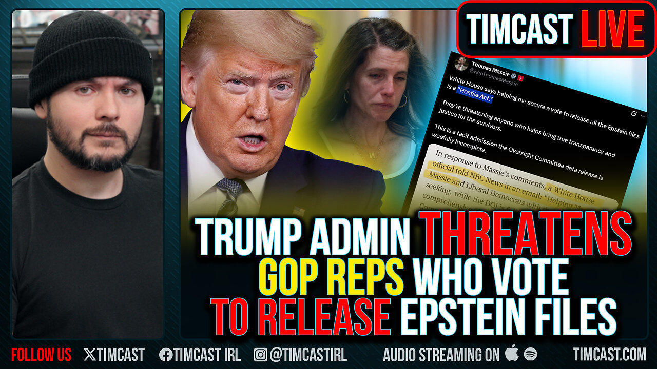 Trump Admin Threatens GOP Who Vote To Release Epstein Files