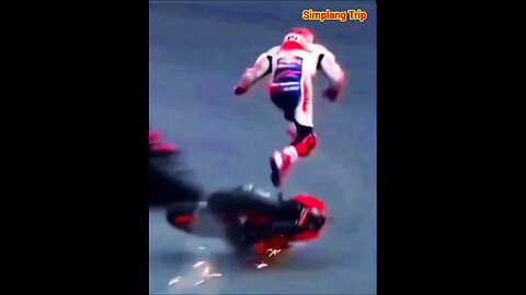 Simplang Trip 96: Motorbike collision accidentally became self ejection.