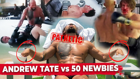 Andrew Tate Beats Up 50 Untrained Fans & Thinks He's God