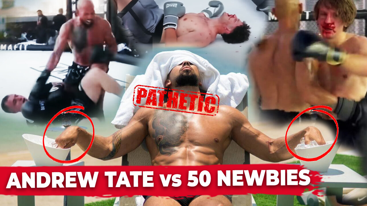 Andrew Tate Beats Up 50 Untrained Fans & Thinks He's God