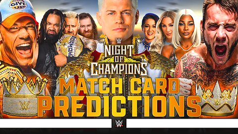WWE Night of Champions 2025 - Match Card Predictions | Bevelock