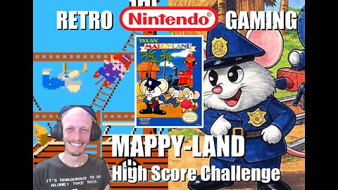 Mappy-Land (NES): Shoot for a High Score with BrightGaming while Mappy tries to Satisfy his Wife