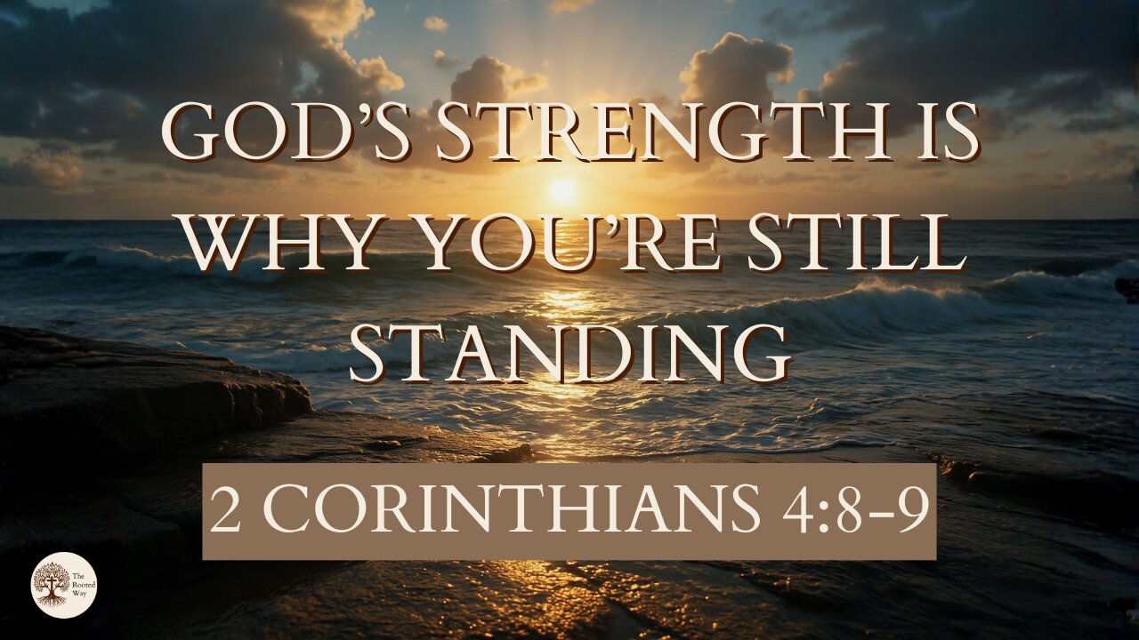 God’s Strength Is Why You’re Still Standing 2 Corinthians 4:8-9