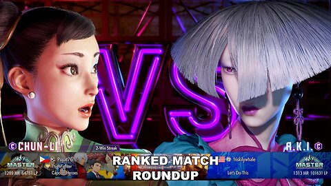 Kuya Kalbo SF6 Ranked Match Roundup. Chun Li Master Rank [Hori Fight Stick]