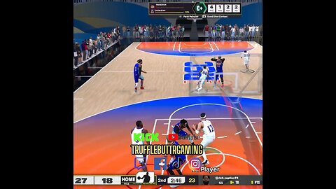 Get Tf Out The Way!!! #nasty #crazy #dunk #poster #nba2k #2k25 #fyp #viral #basketball #videogames