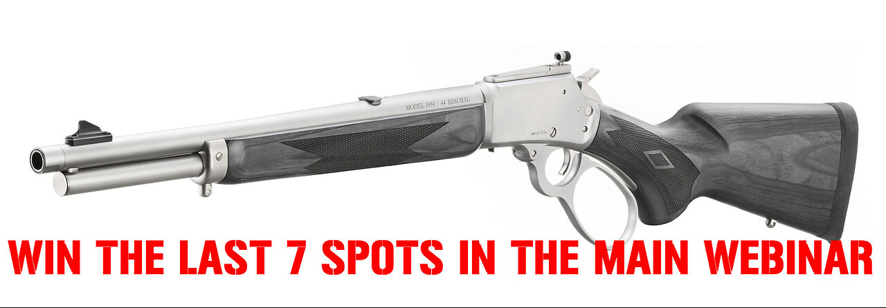 Marlin 1894 Trapper MINI #4 FOR THE LAST 7 SEATS IN THE MAIN WEBINAR