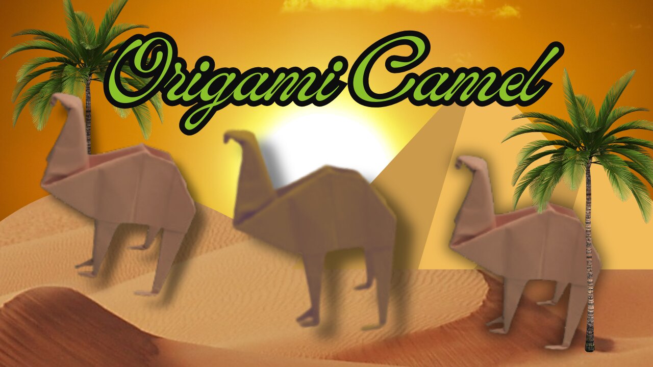 Create a Unique Origami Camel: Step-by-Step Paper Folding Guide