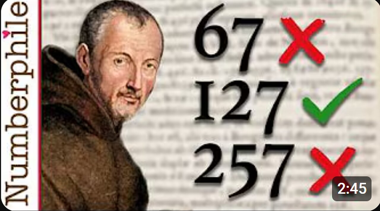 "🔢 The Messy History of Mersenne Primes | Numberphile ✨"