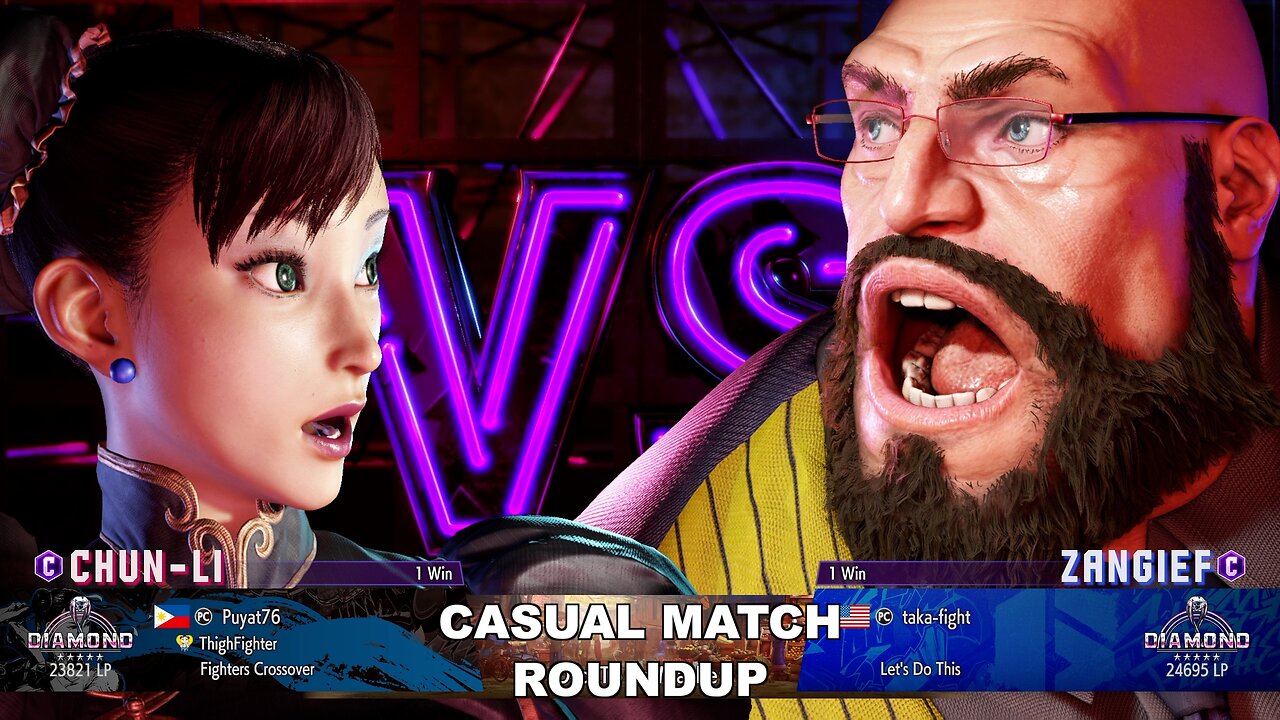 Kuya Kalbo SF6 Casual Match Roundup. Chun Li 4 star Diamond Rank [Hori Fight Stick]