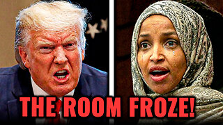 Trump Goes Off on Ilhan Omar, The Room Goes Silent