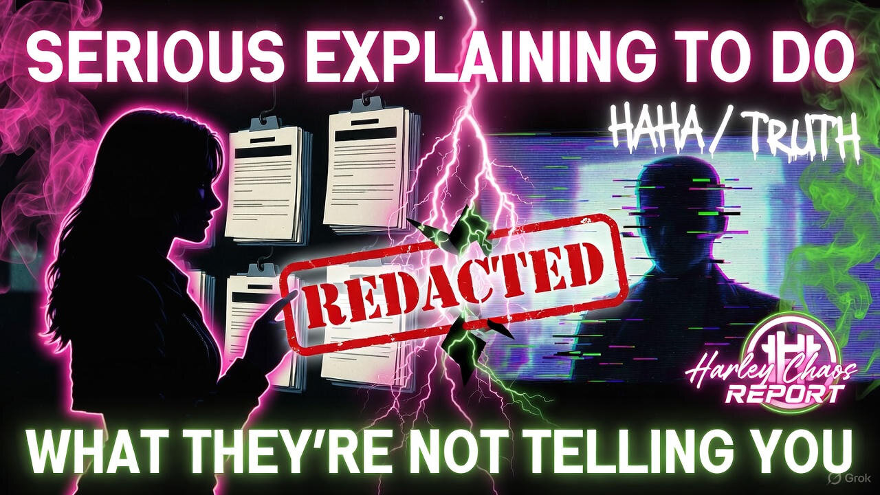 SERIOUS EXPLAINING TO DO — WHAT THEY’RE NOT TELLING YOU