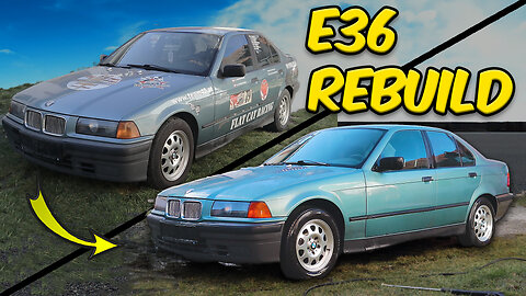 FULL REBUILD! - Rebuilding A Rally BMW E36 in 114 minutes...