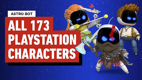 Astro Bot Bots - All 173 PlayStation Characters - Easter Eggs