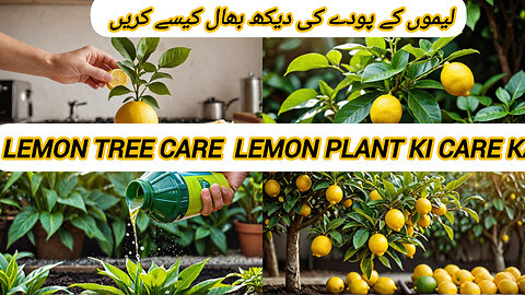HOW TO GROW LEMON PLANTS ☘️🌵 FASTER GROW FIRTILYZER IDEAS 💡