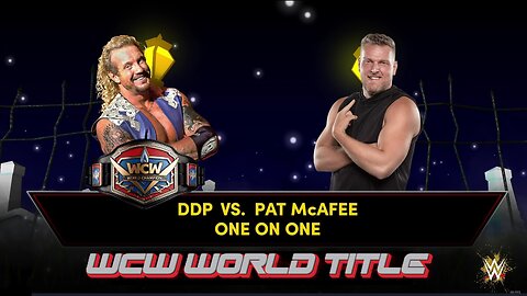 WWE 2k24 DDP vs Pat Mcafee- WCWWorldTitle