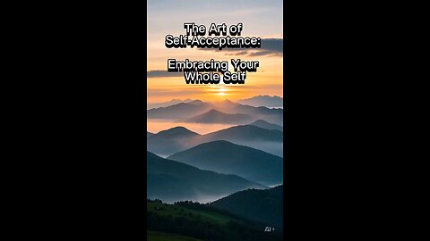 The Art of Self-Acceptance: Embracing Your Whole Self