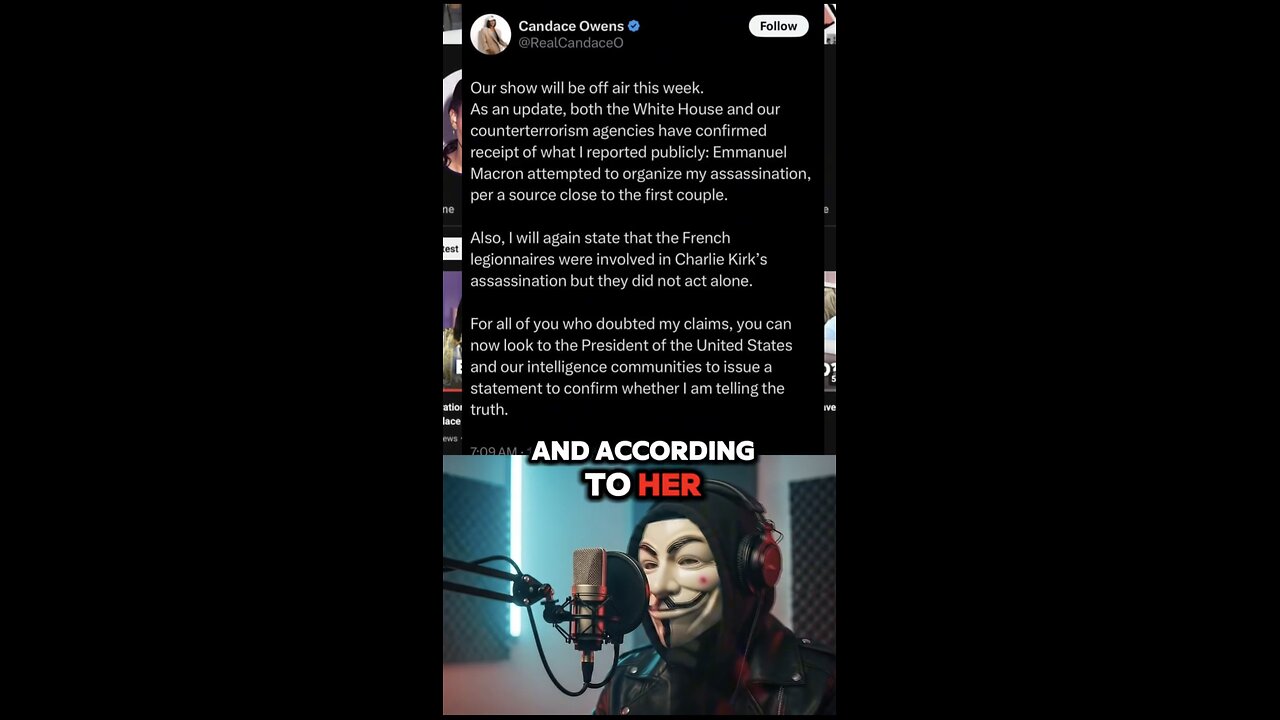 🔥 Candace Owens Accuses French President of a $1.5M Un-Aliv3 Plot - Has She Finally Snapped? 🤪