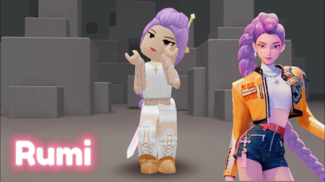 K-pop Demon Hunters in ROBLOX Be Like