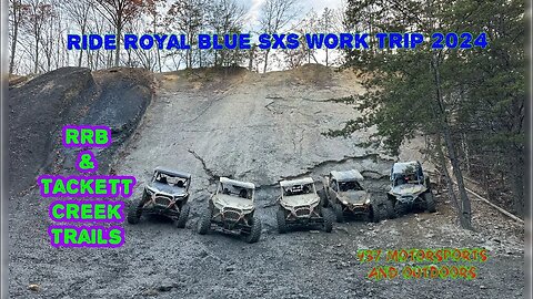 Ride Royal Blue SXS work trip 2024