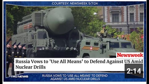 "Russia Performs Live Nuclear Drills, Commits to Defense Against Western Threat"