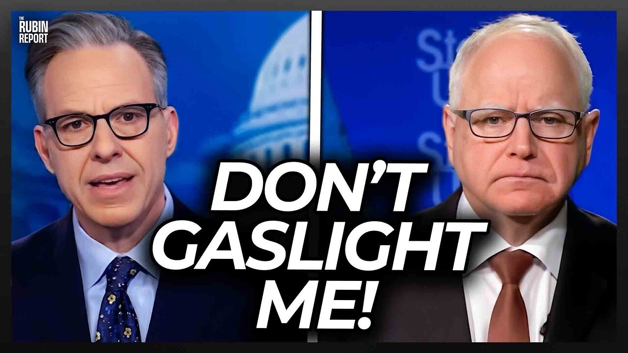 Watch Tim Walz Get Angry as CNN Host Goes Off Script to Ask This
