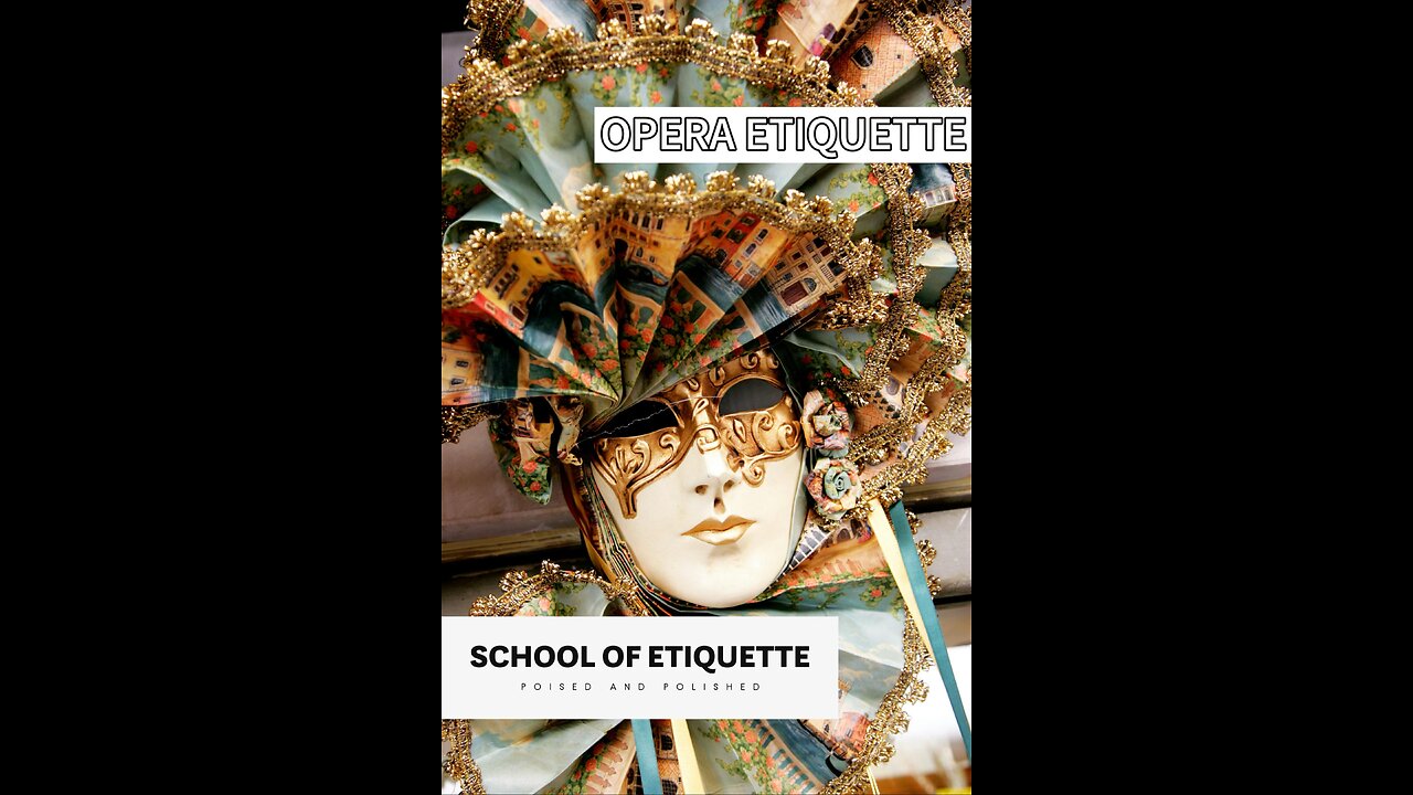 THE LOST ART OF OPERA ETIQUETTE | What High Society Actually Looked Like