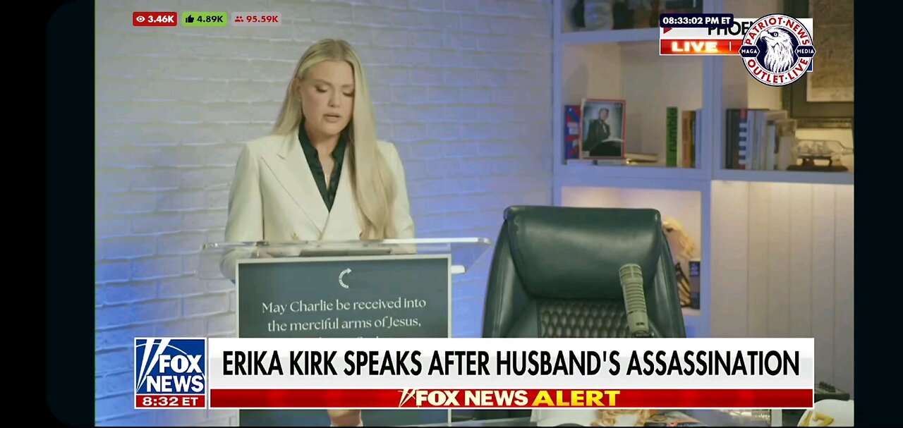 Charlie Kirk's widow Erika, speaks to America - Turning Point Action