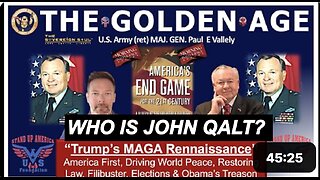 GOLDEN AGE EXCLUSIVE🚨General Paul Vallely Drops BOMBSHELL on [DS] Plots & Trump’s Secret Weapon!