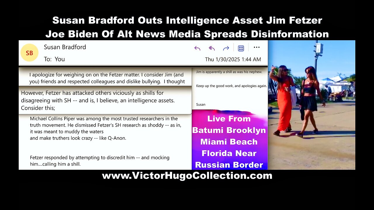 Susan Bradford Outs Intelligence Asset Jim Fetzer Joe Biden Of Alt News Media Spreads Disinformation