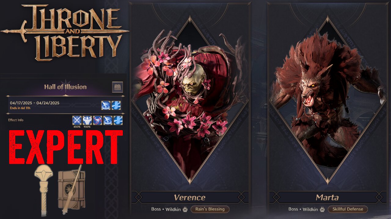 Hall of Illusion Expert as Wand Staff (Verence & Marta) - Throne and Liberty