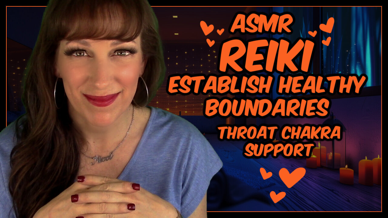 ASMR Reiki For Healthy Boundaries✋✨🤚Crystals & Chimes 💎Soft Talk & Affirmations