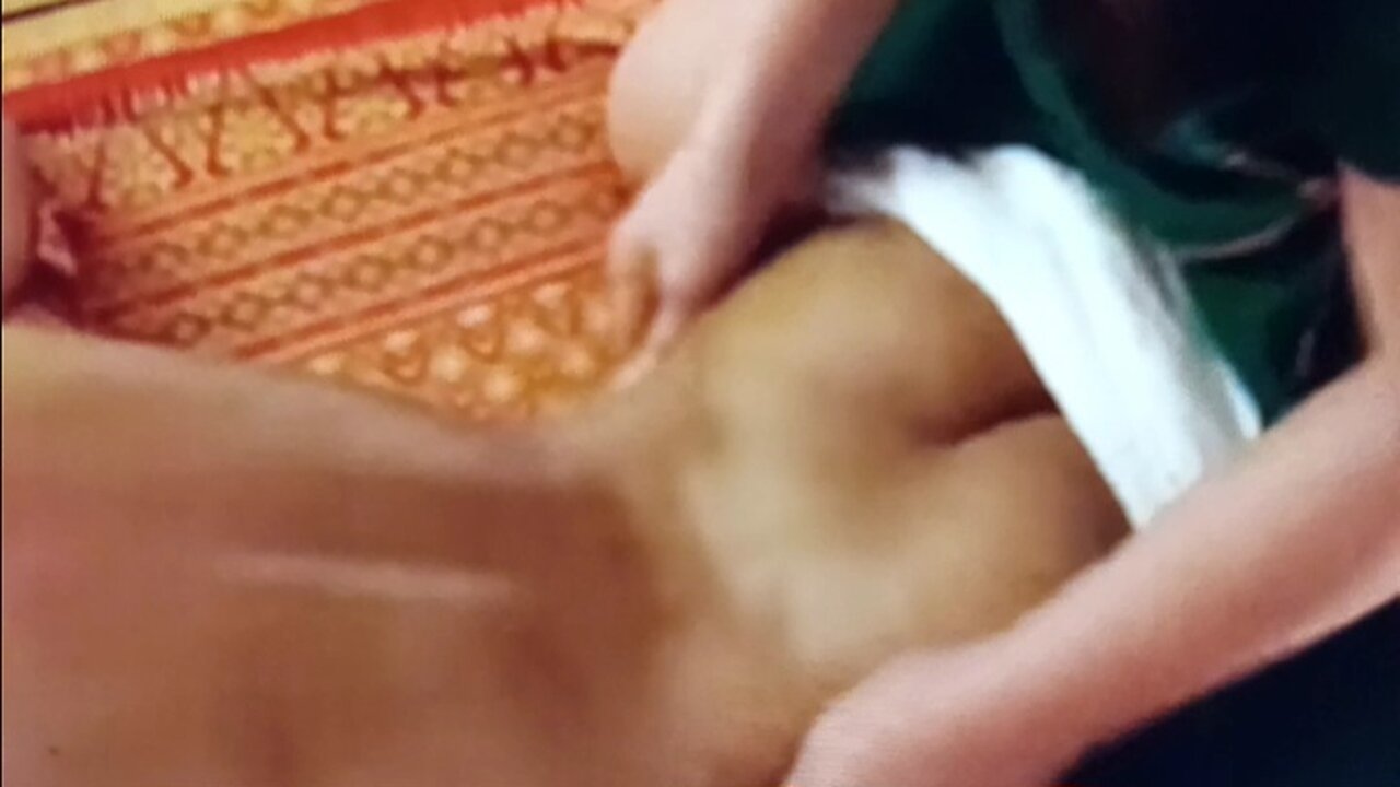 Stress easing body rub asmr