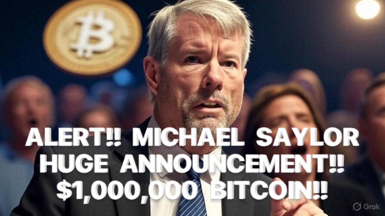 ALERT!! MICHAEL SAYLOR HUGE ANNOUNCEMENT!! $1,000,000 BITCOIN!!