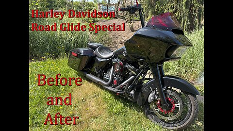 2021 Harley Davidson Road Glide Special FLTRXS Before and After Upgrades