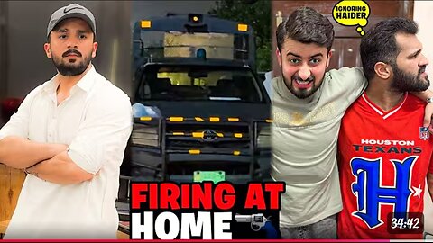 Firing From Unknown persons at Home Boys ignoring haider Badly