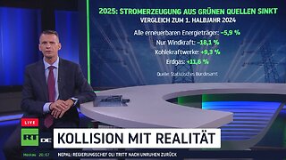 Grüne Energie enttäuscht: “Nur Wind und Sonne können Industrienation nicht versorgen”