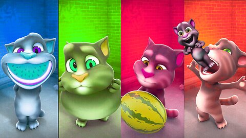 Talking Tom Cat Funny Cartoon 🤣🤣 Talking Ben And Angela